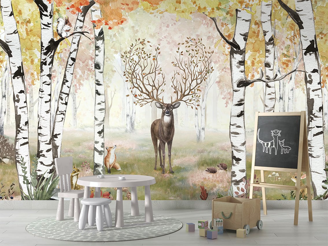Amazing Antlers - Autumn styled in a room