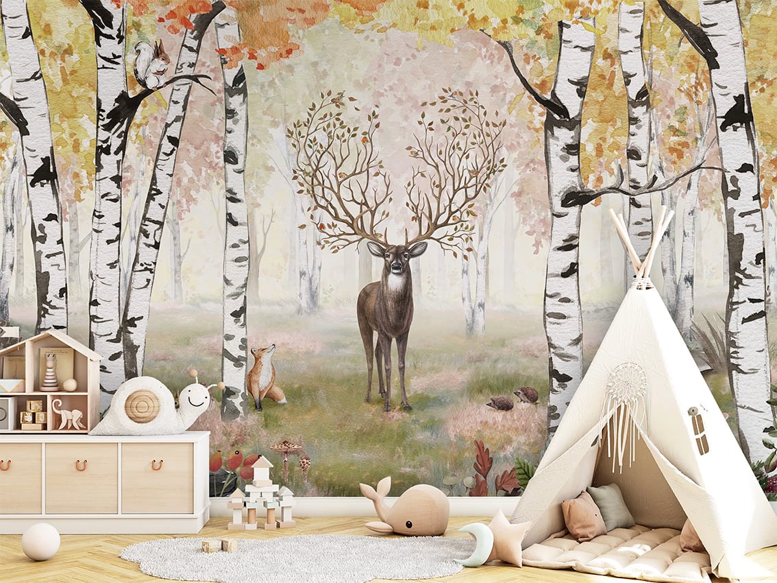 Amazing Antlers - Autumn styled in a room