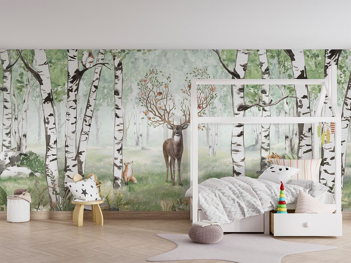 Amazing Antlers - Summer styled in a room