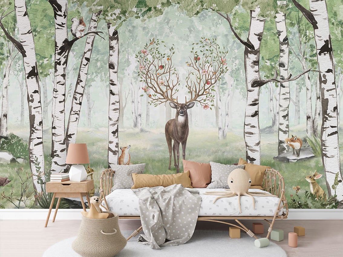 Amazing Antlers - Summer styled in a room
