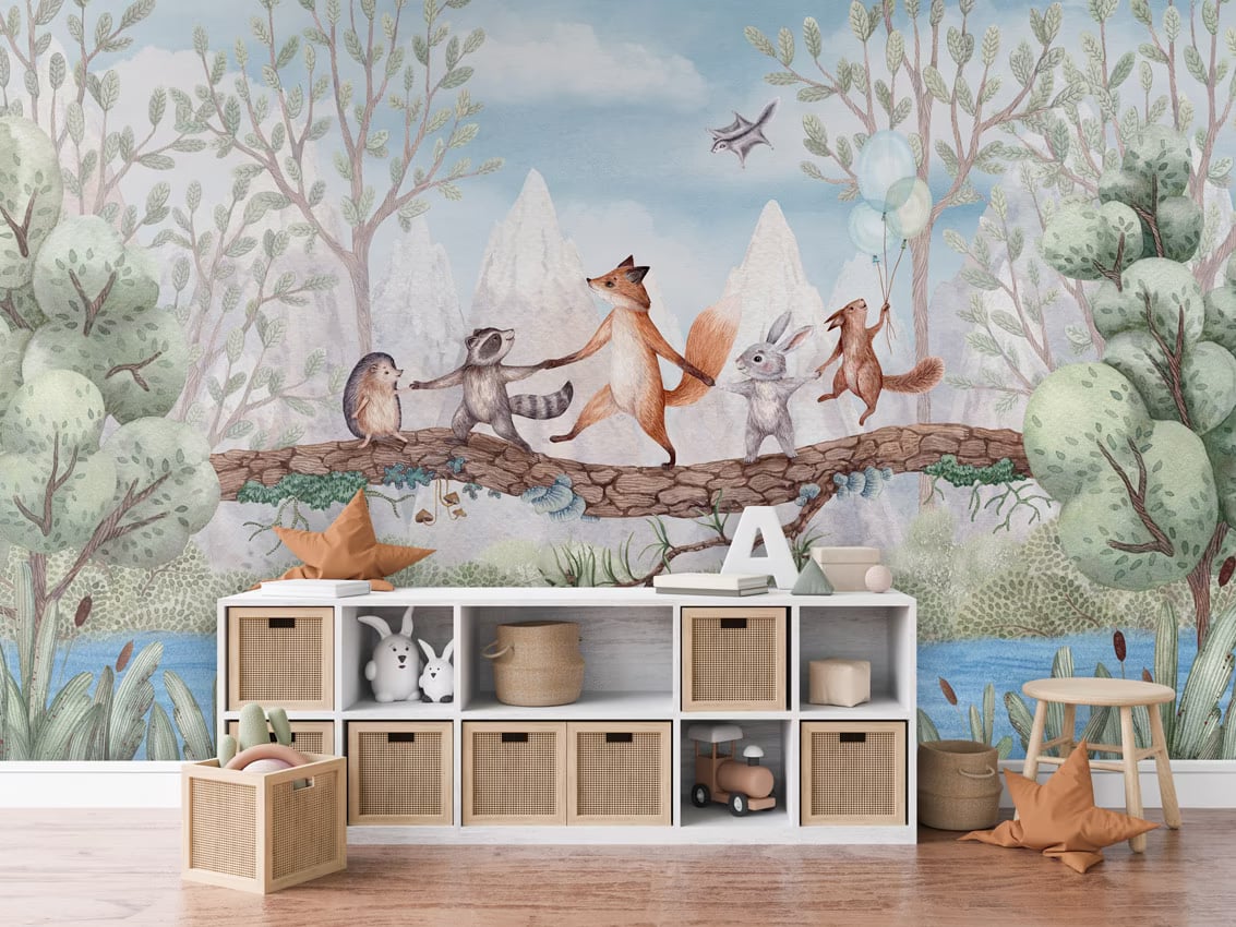Animal Adventure styled in a room