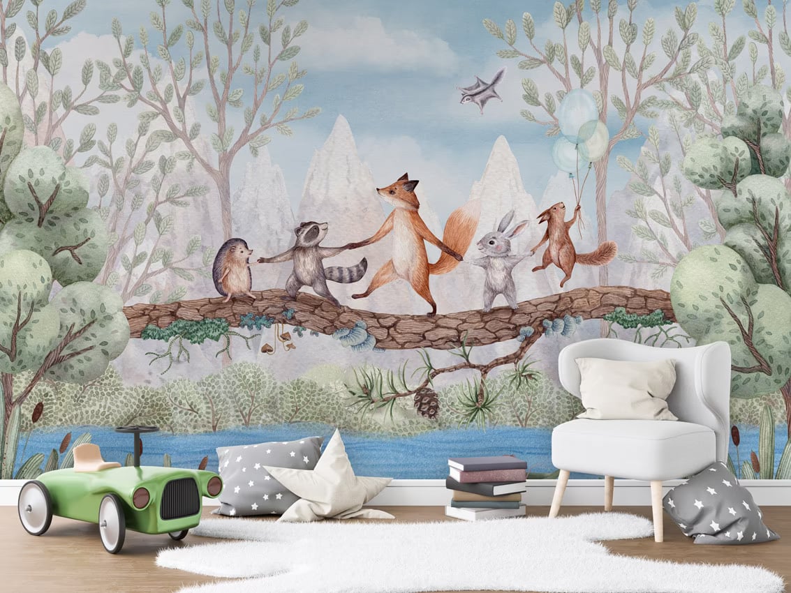 Animal Adventure styled in a room