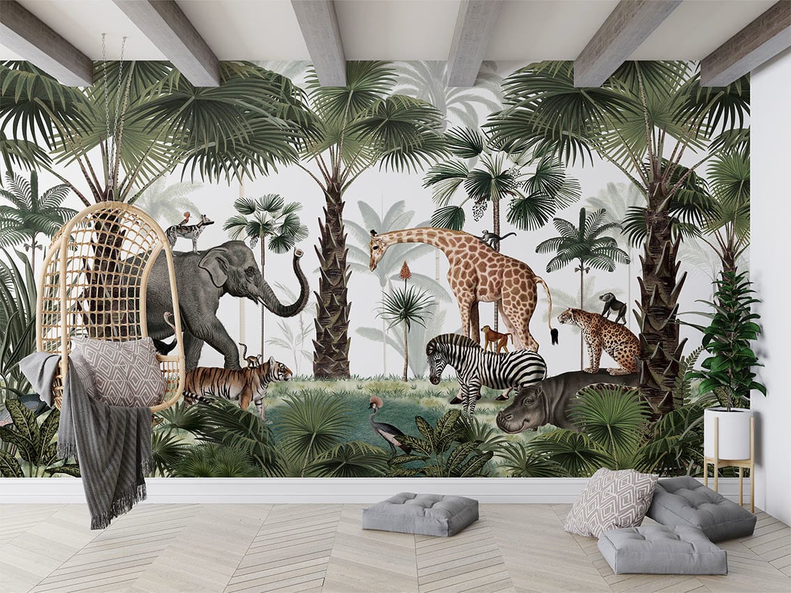 Animal Kingdom styled in a room
