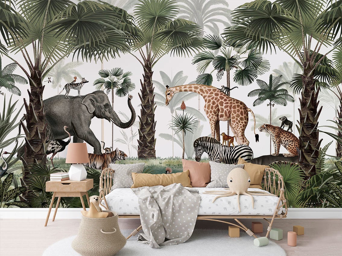Animal Kingdom styled in a room