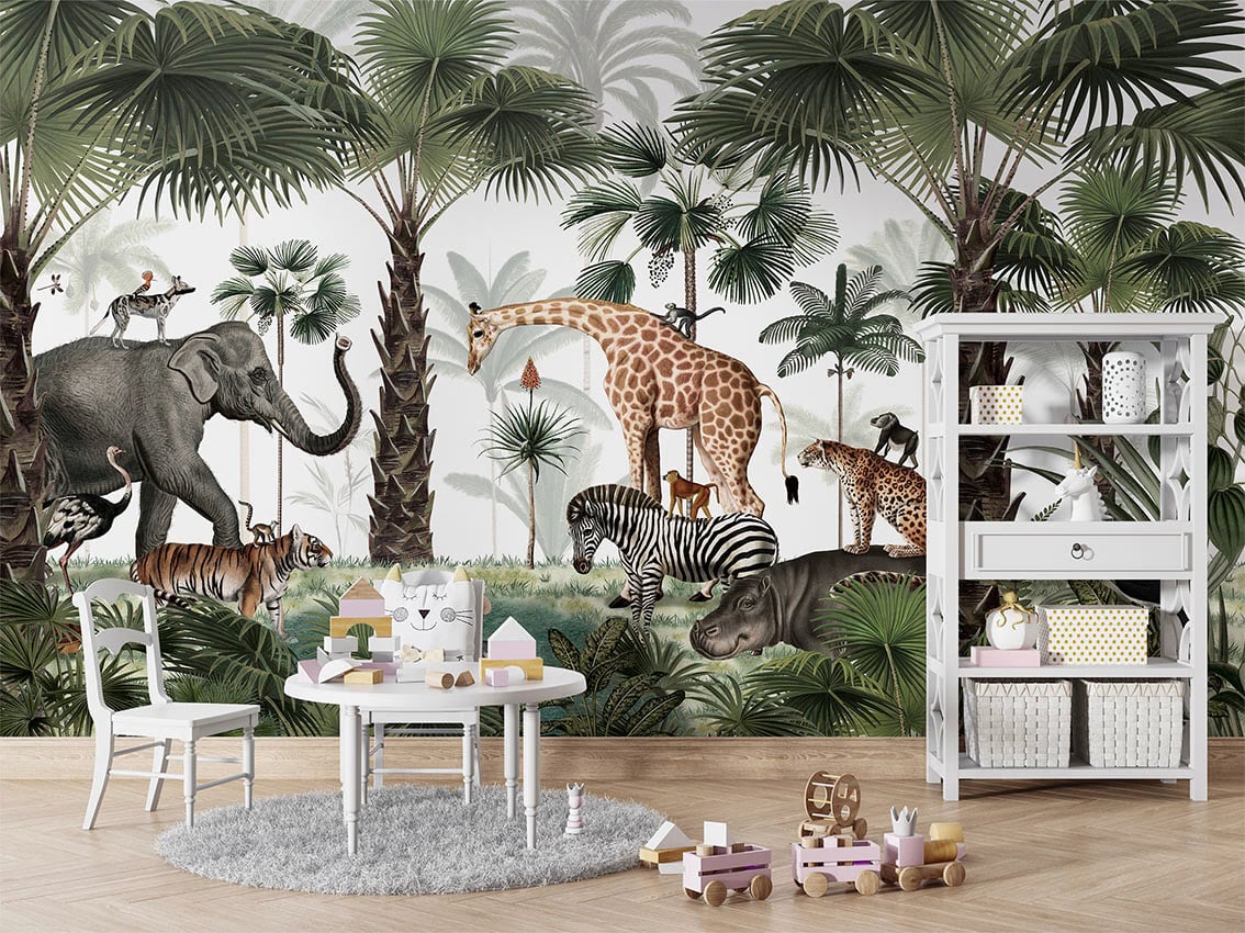 Animal Kingdom styled in a room