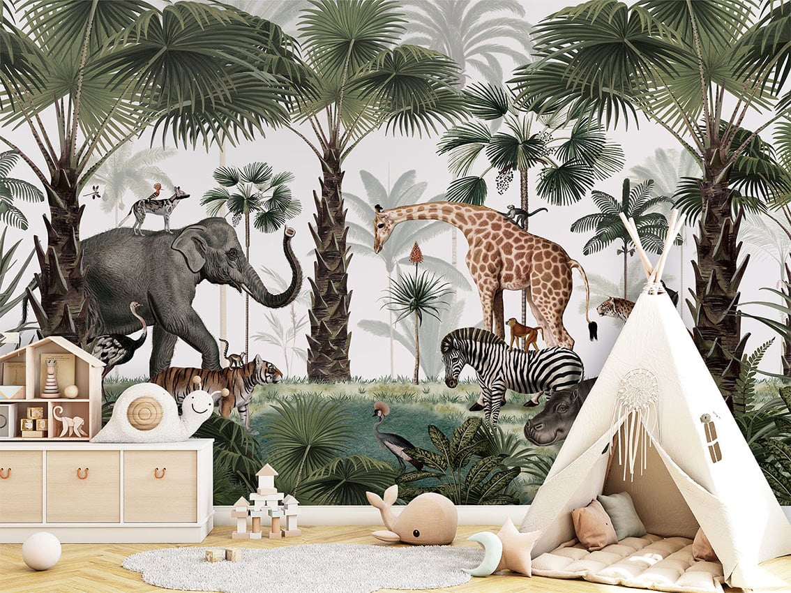Animal Kingdom styled in a room