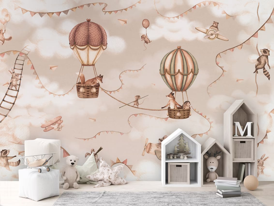 Aviation Adventure - mono styled in a room
