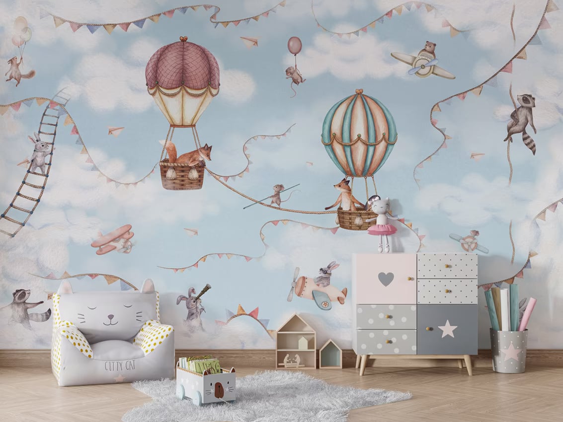 Aviation Adventure styled in a room