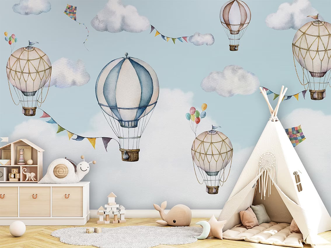 Balloon Bonanza styled in a room