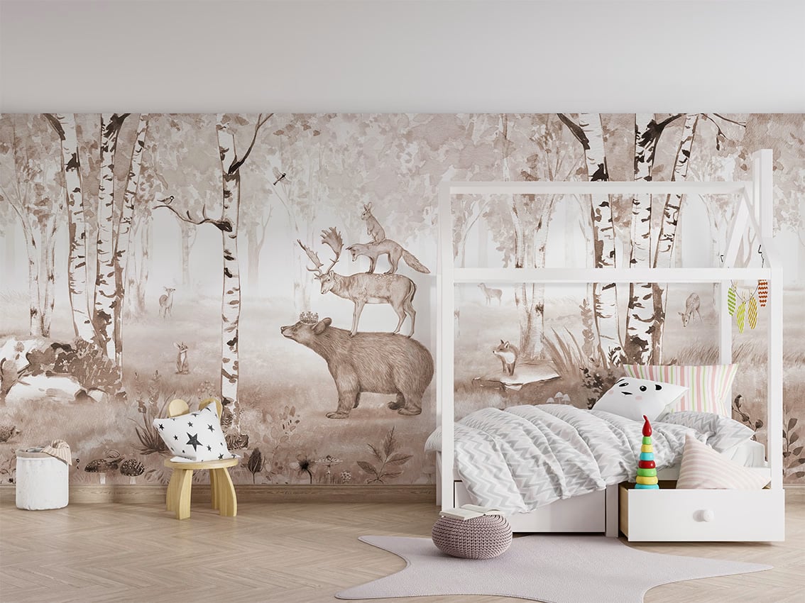 Bear King - Brown styled in a room