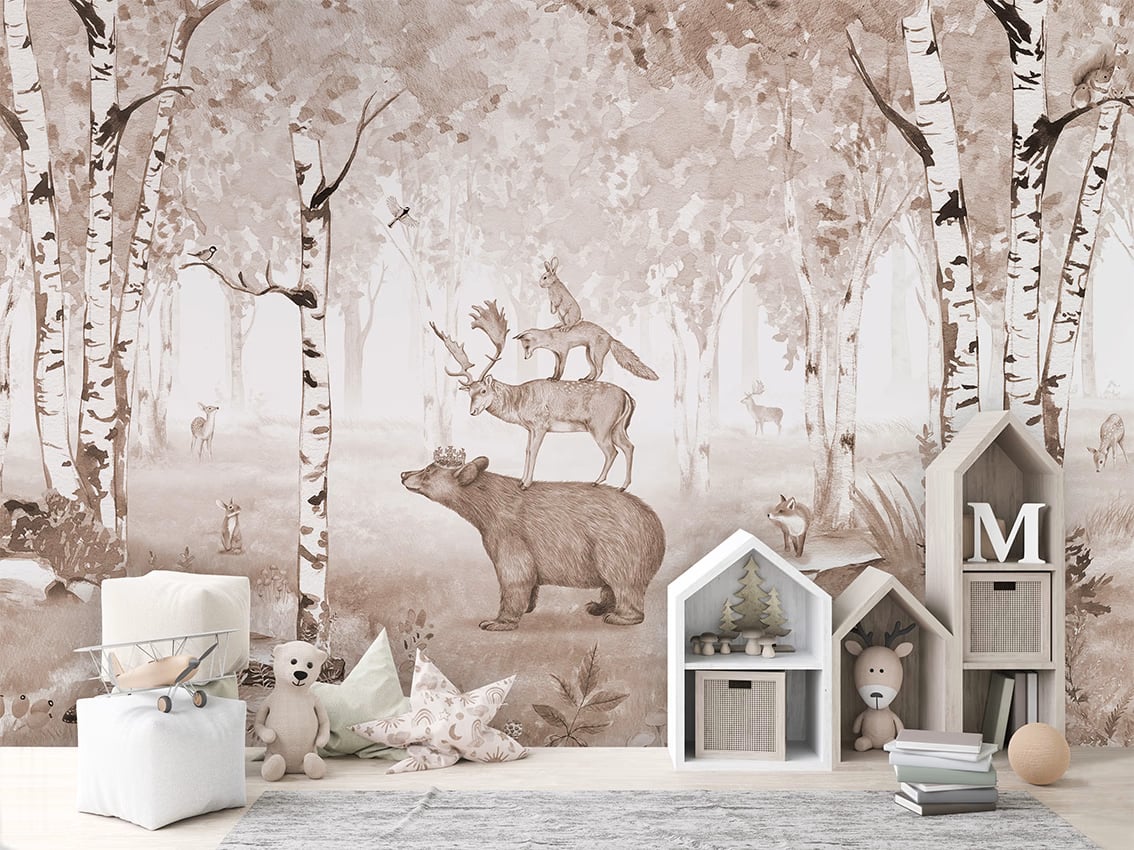 Bear King - Brown styled in a room