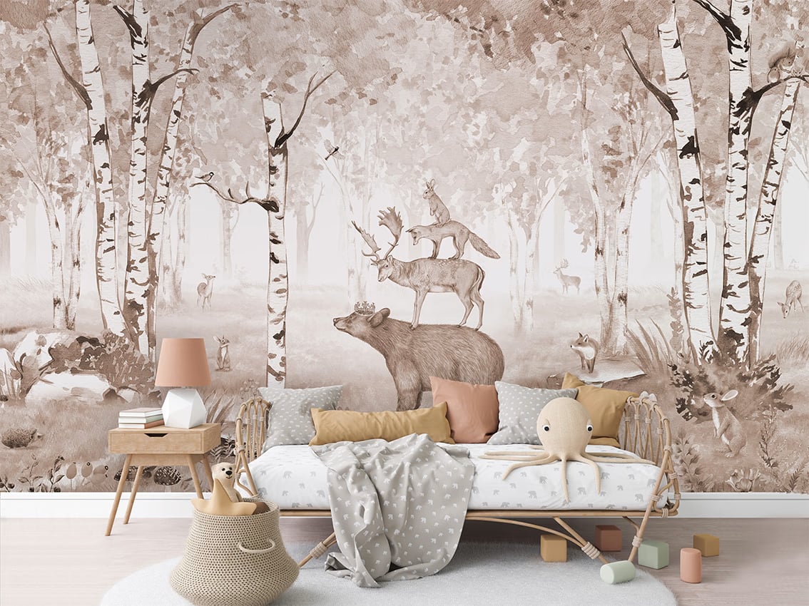 Bear King - Brown styled in a room
