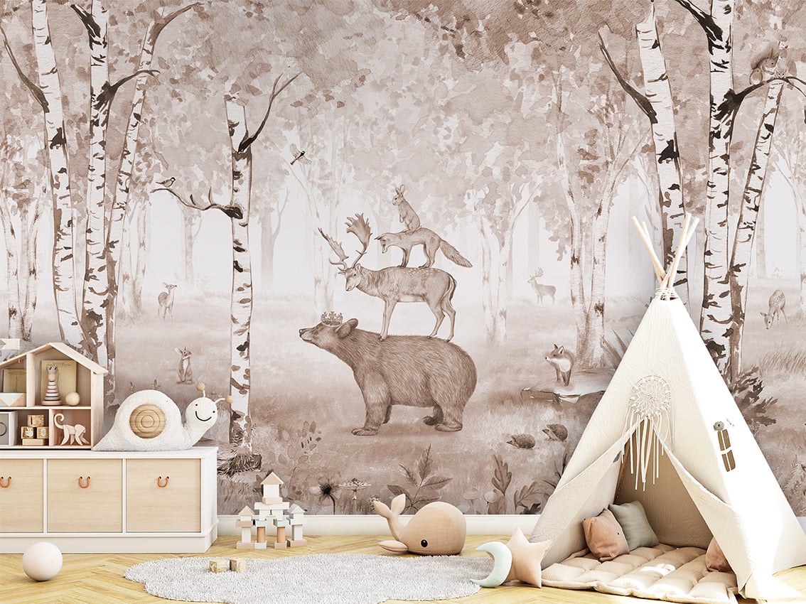 Bear King - Brown styled in a room