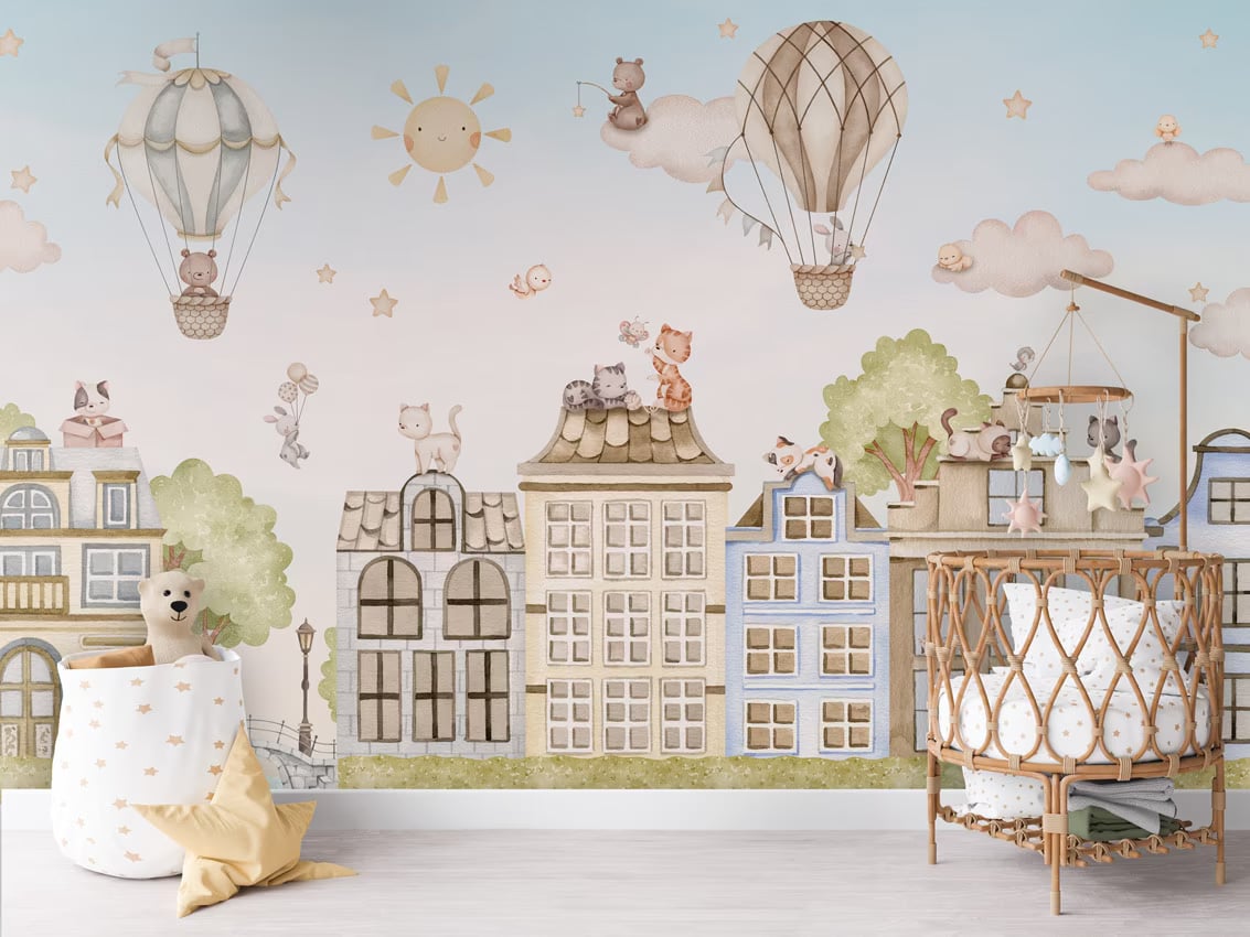 City Cats styled in a room