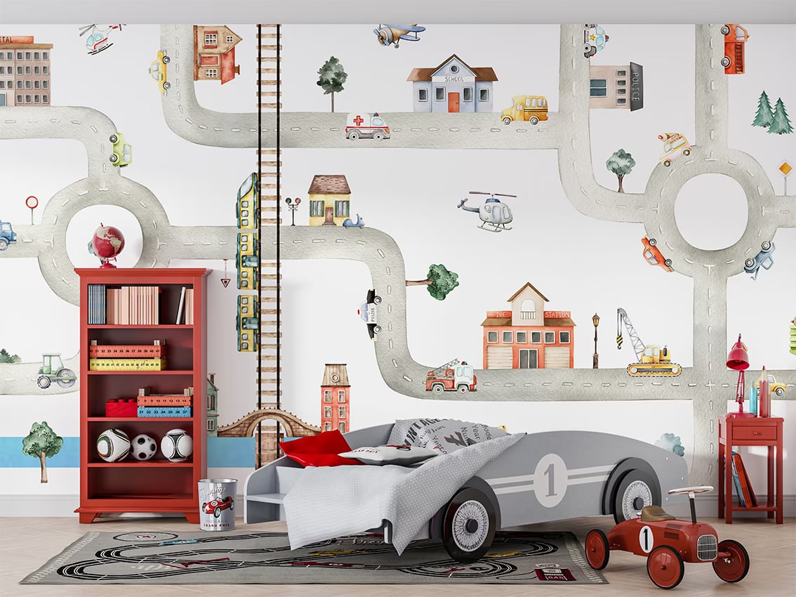 City of Vehicles styled in a room