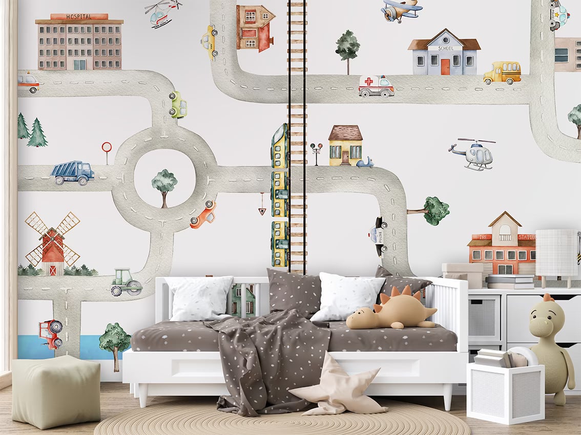 City of Vehicles styled in a room