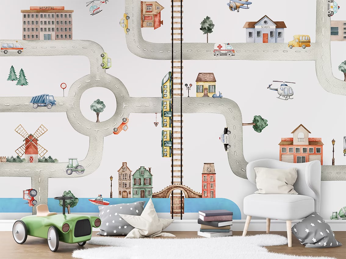 City of Vehicles styled in a room