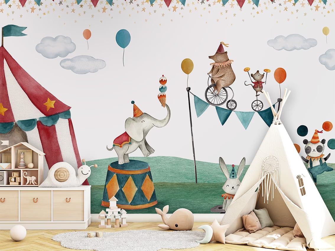 Crazy Circus styled in a room