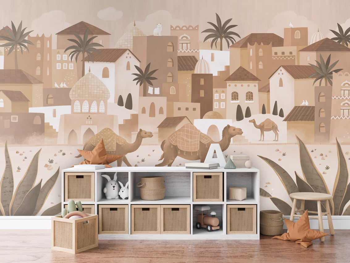 Desert Dreams - mono styled in a room