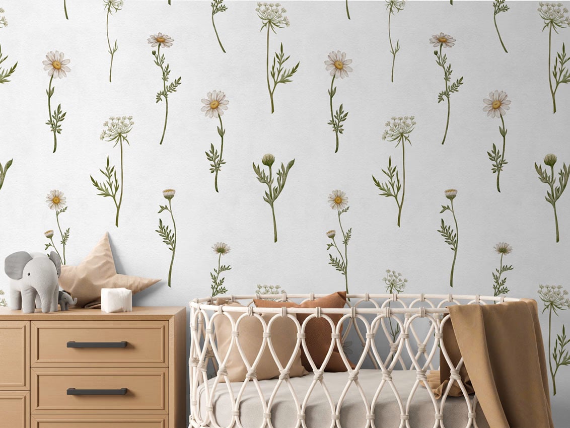 Dreamy Daisies styled in a room