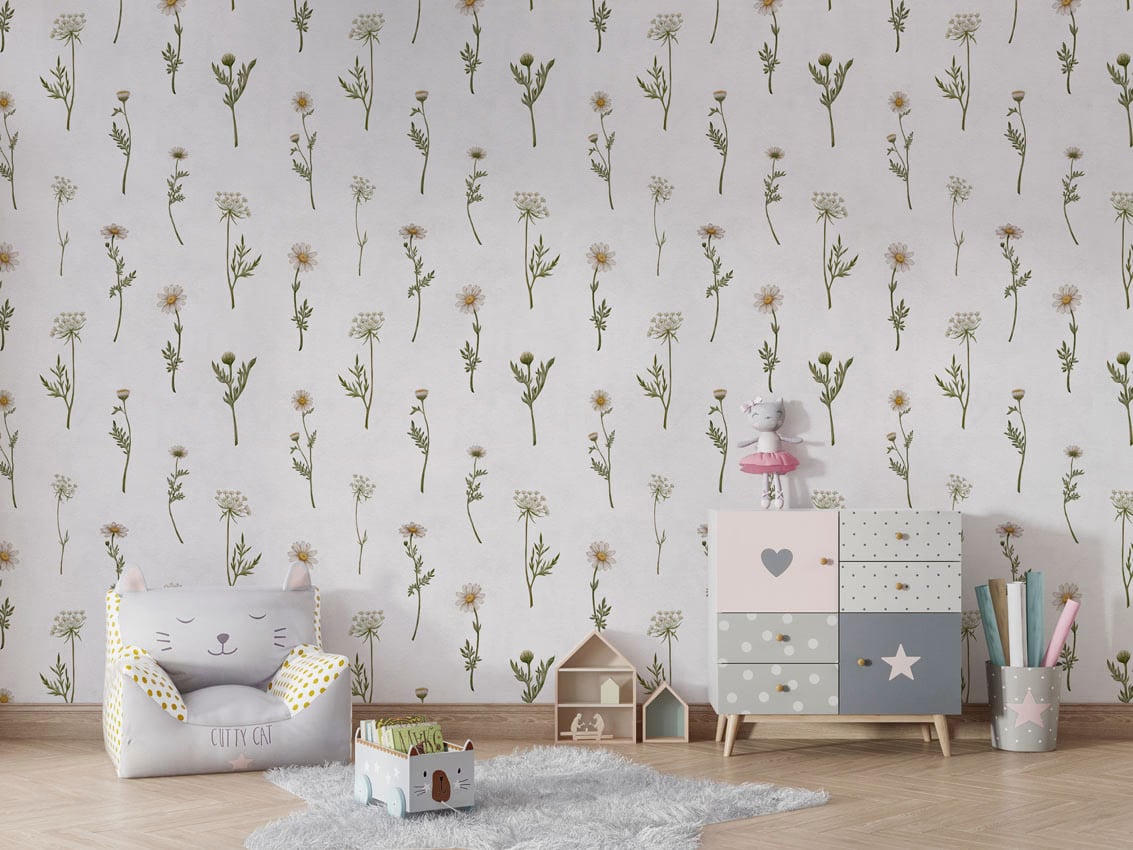 Dreamy Daisies styled in a room