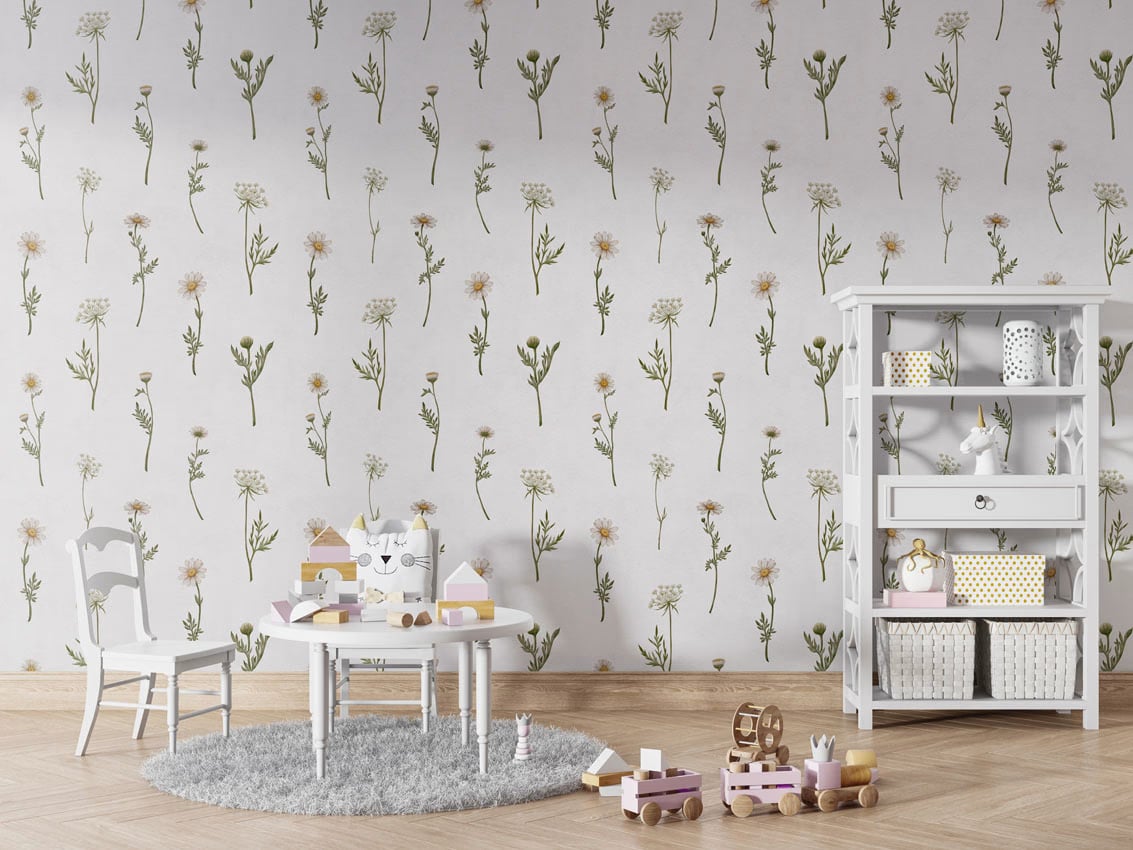 Dreamy Daisies styled in a room