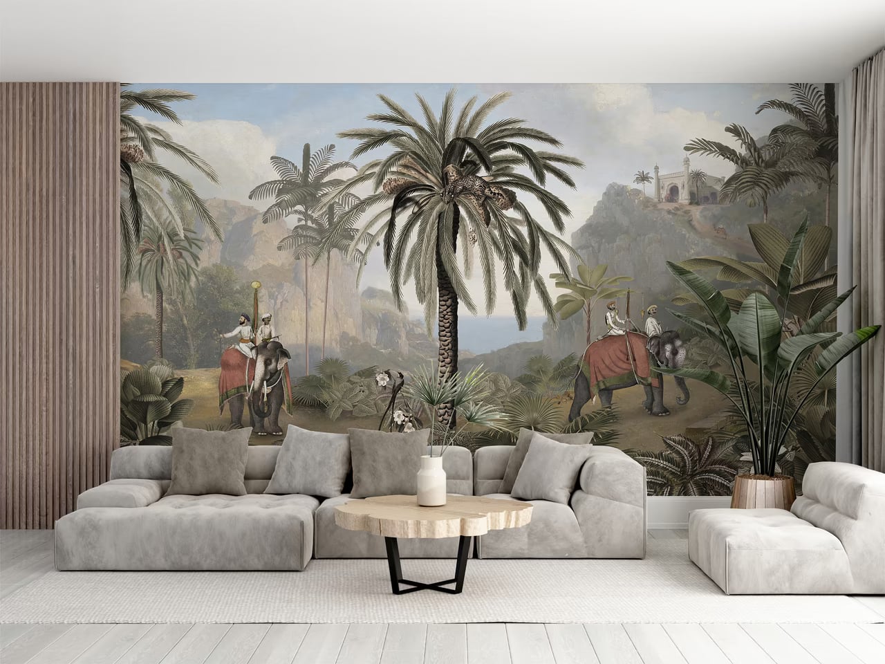 Elephant Elegance styled in a room