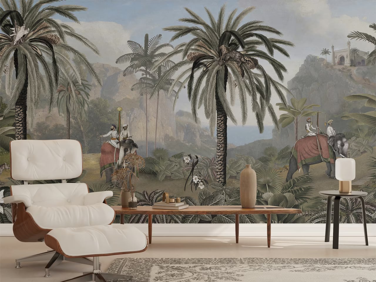 Elephant Elegance styled in a room