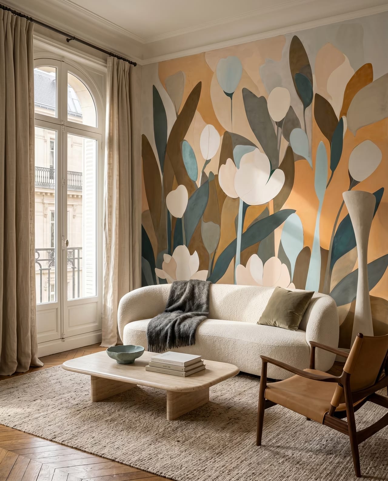 Emil's Meadow styled in a room