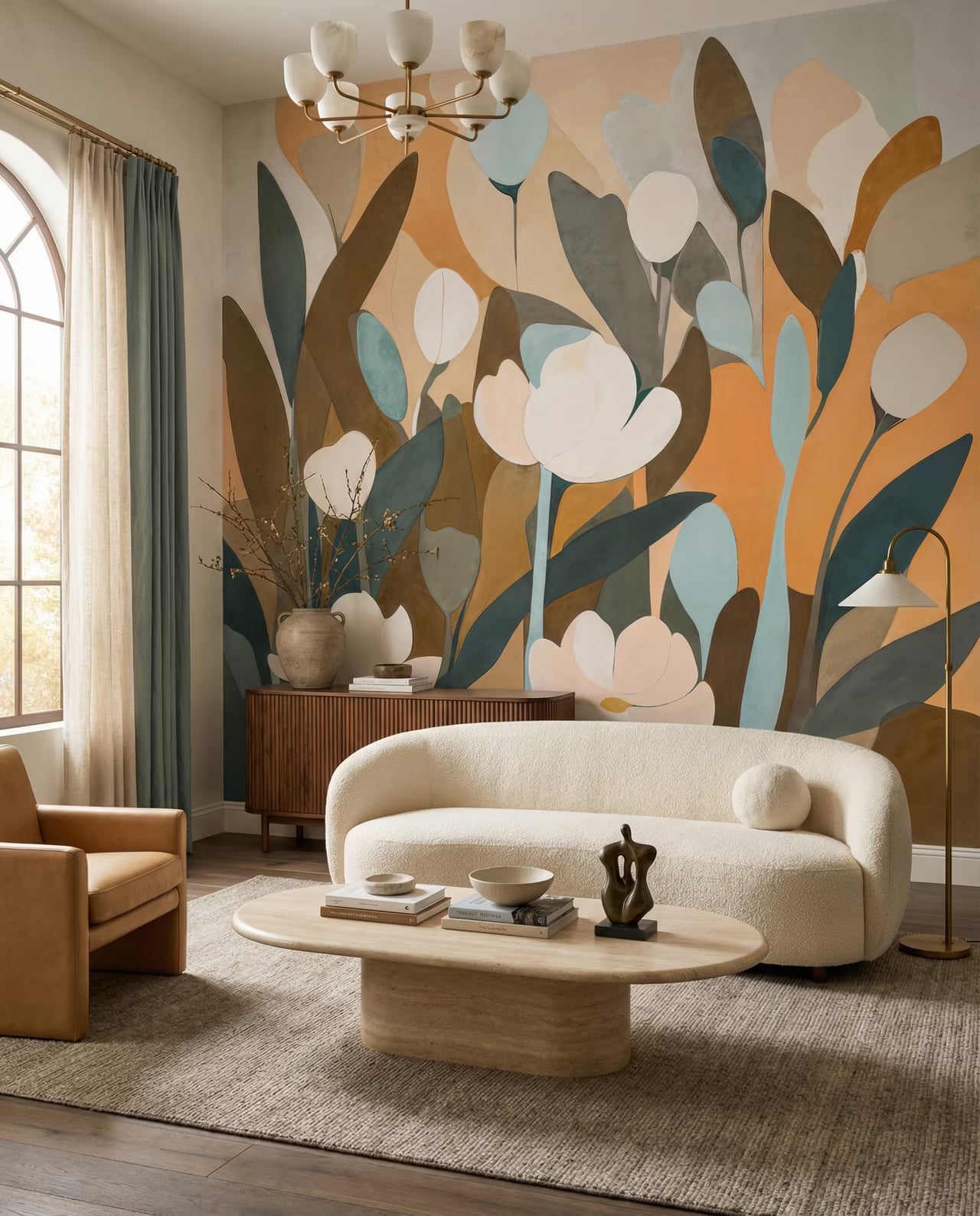Emil's Meadow styled in a room