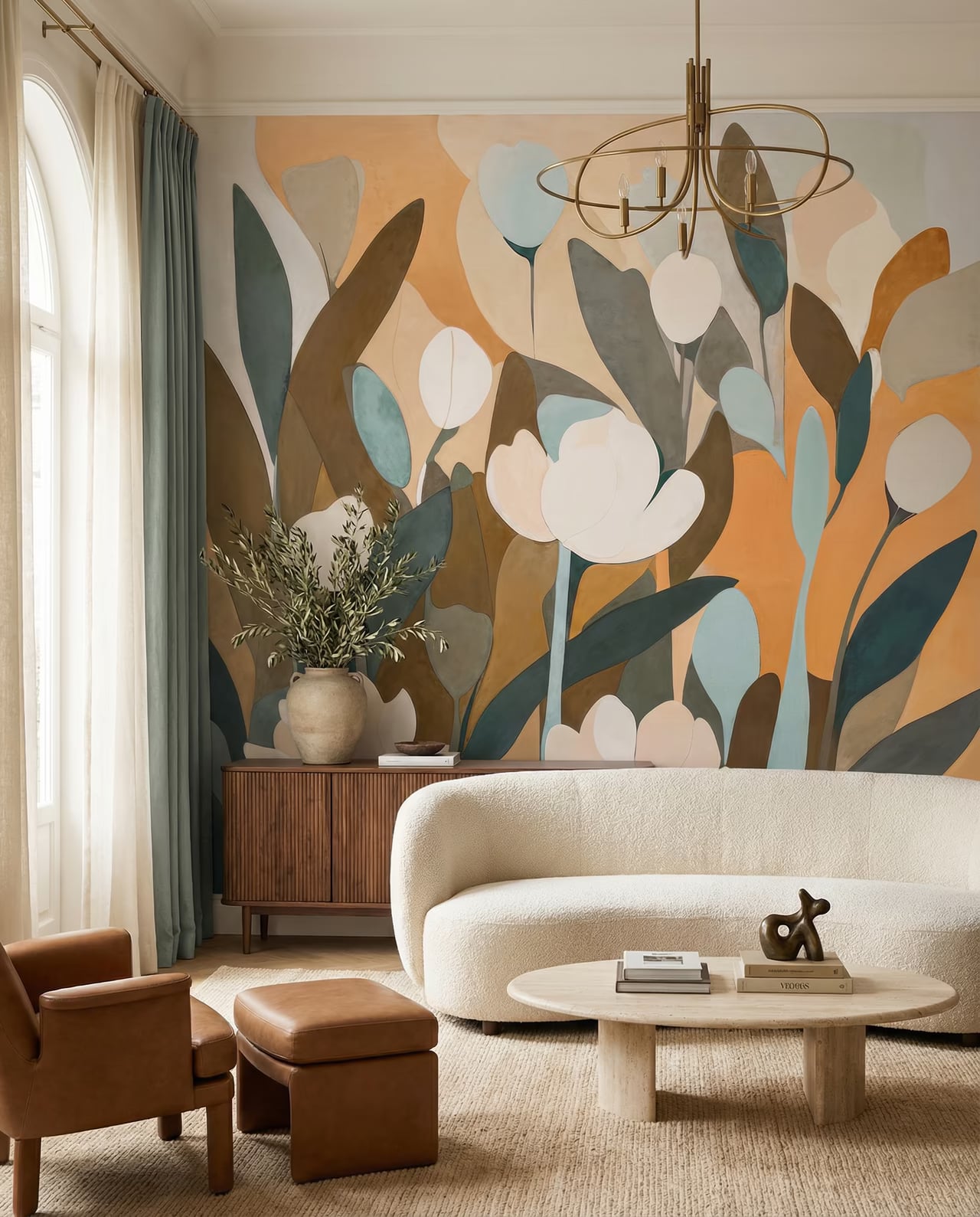 Emil's Meadow styled in a room