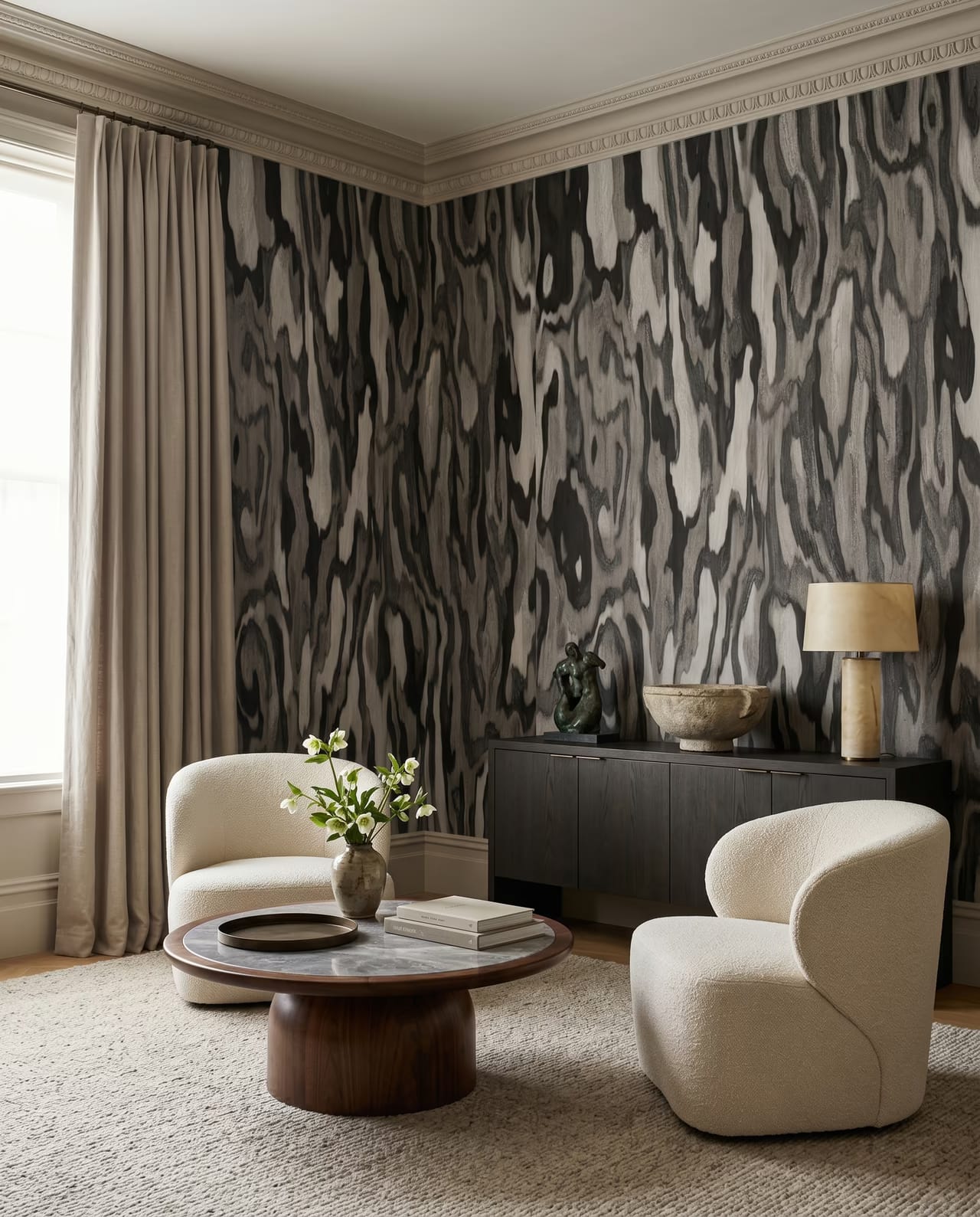 Ettore Root styled in a room
