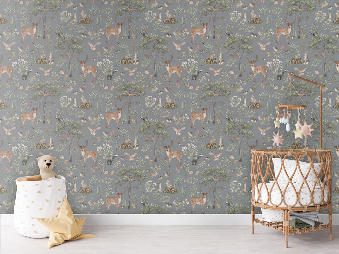 Fantastic Forest - Blue styled in a room