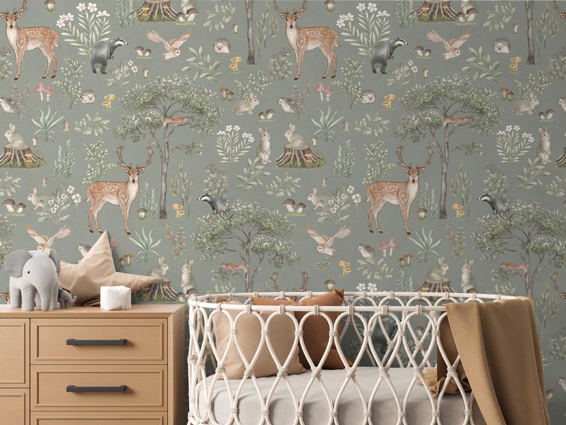 Fantastic Forest - Green styled in a room