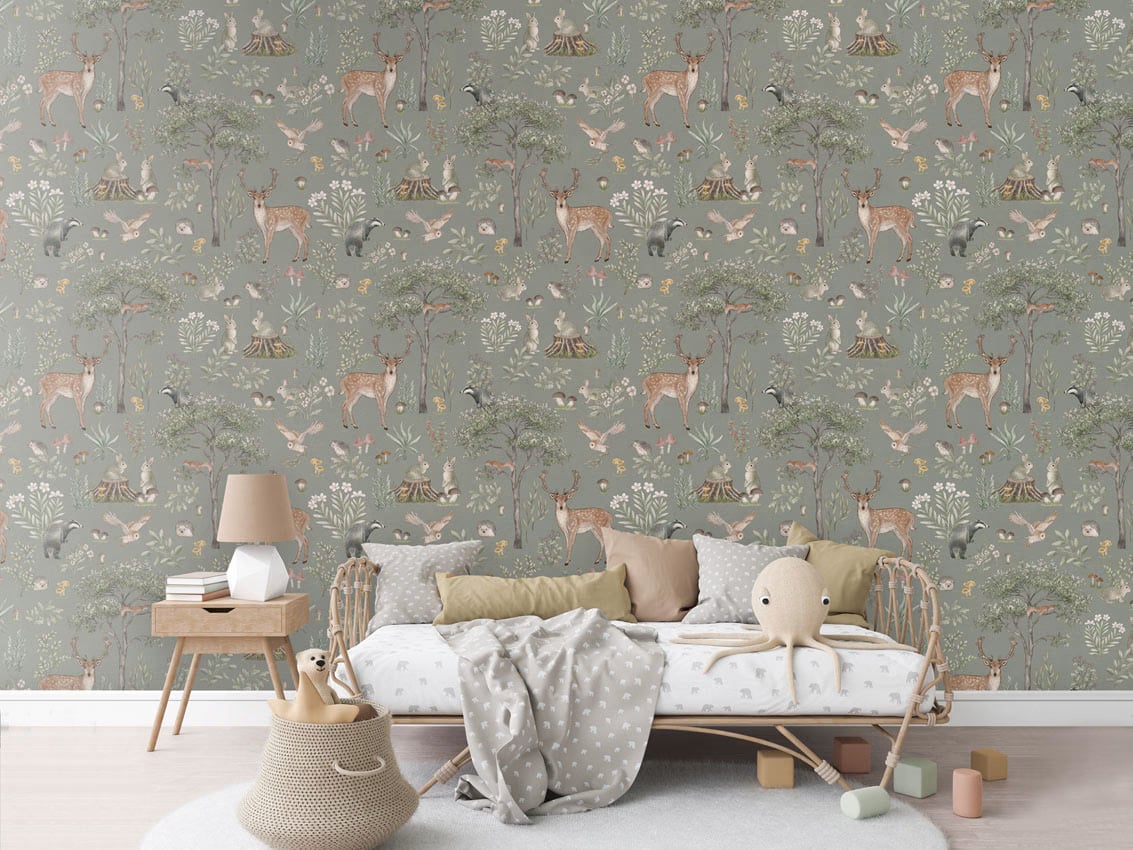 Fantastic Forest - Green styled in a room