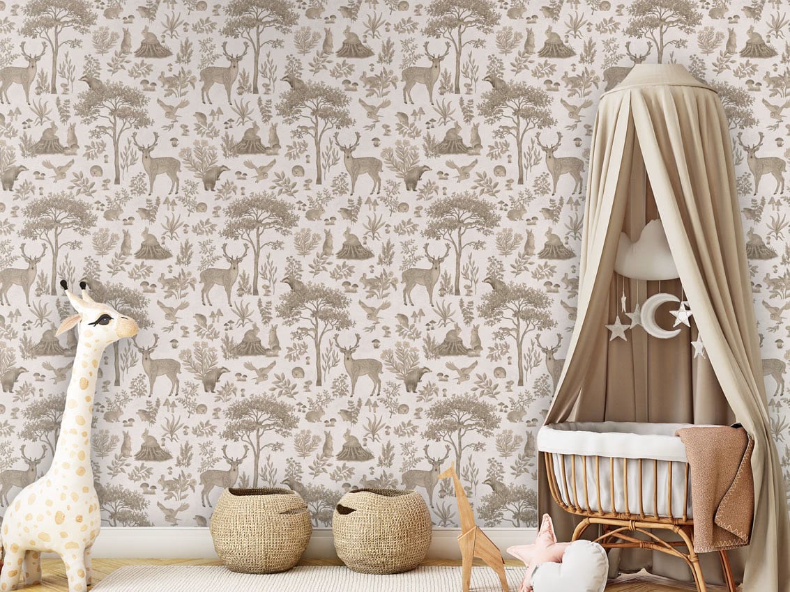 Fantastic Forest - Vintage White styled in a room