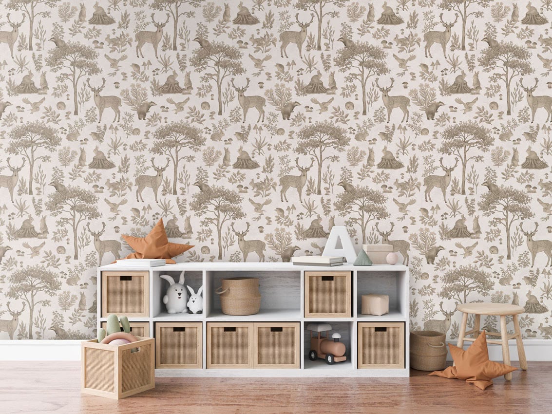 Fantastic Forest - Vintage White styled in a room
