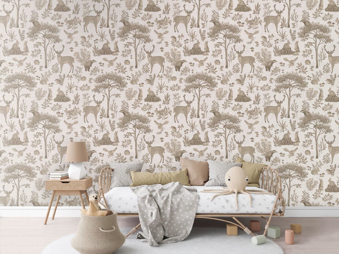 Fantastic Forest - Vintage White styled in a room