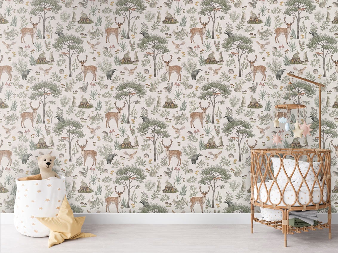 Fantastic Forest - White styled in a room