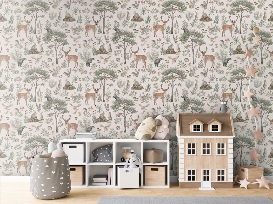 Fantastic Forest - White styled in a room