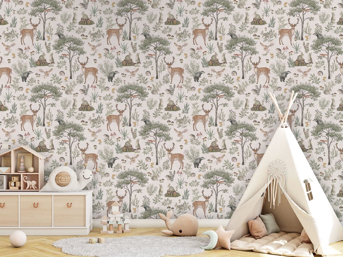 Fantastic Forest - White styled in a room