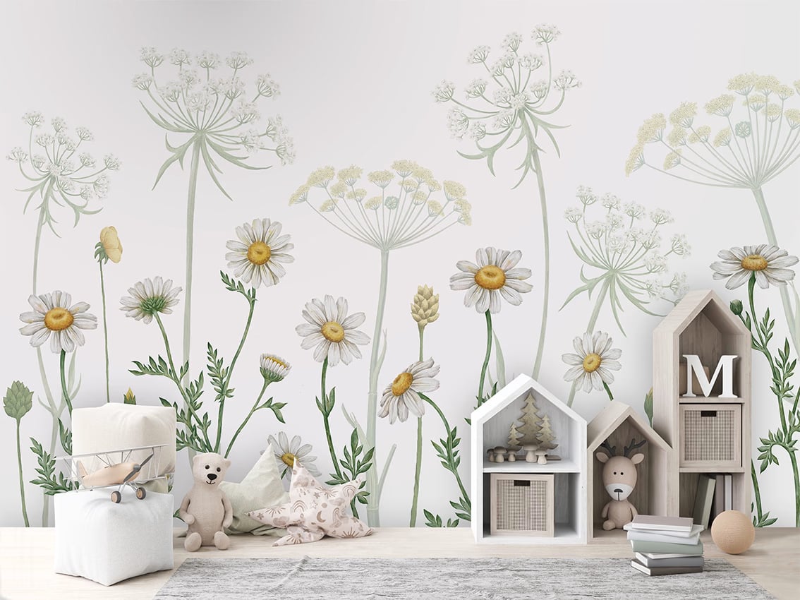 Field Of Daisies styled in a room