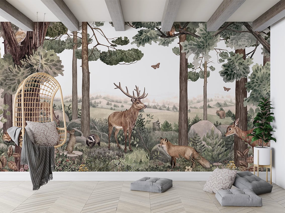 Forest Jive styled in a room