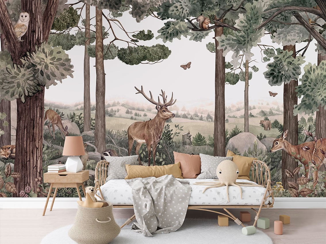 Forest Jive styled in a room