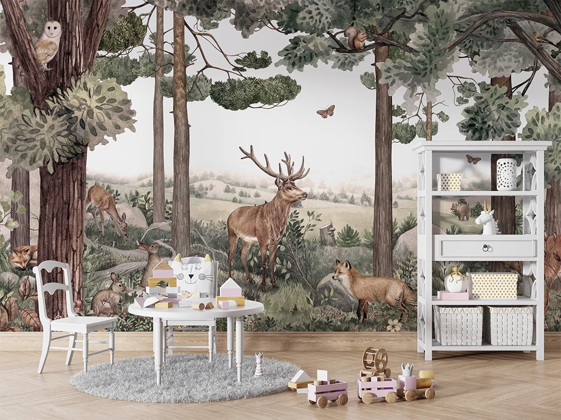 Forest Jive styled in a room