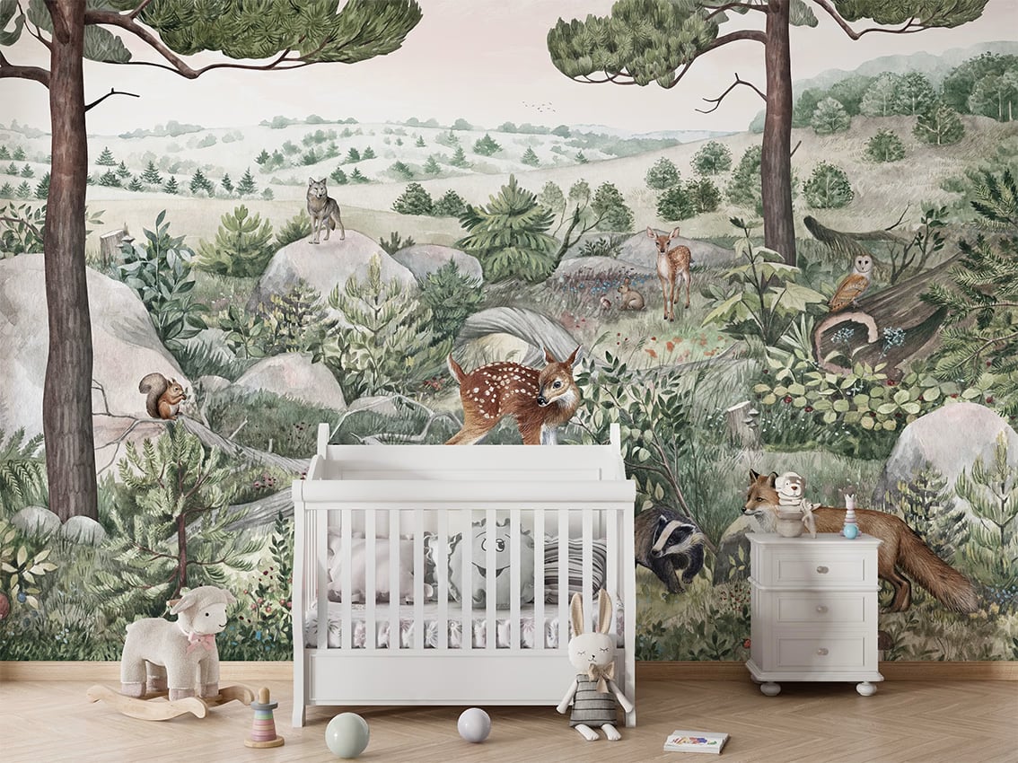 Happy Hills styled in a room