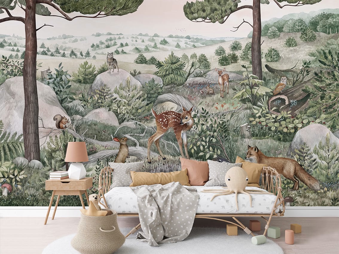 Happy Hills styled in a room
