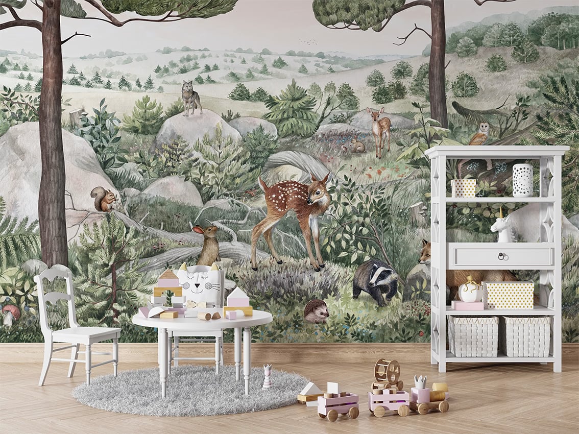 Happy Hills styled in a room