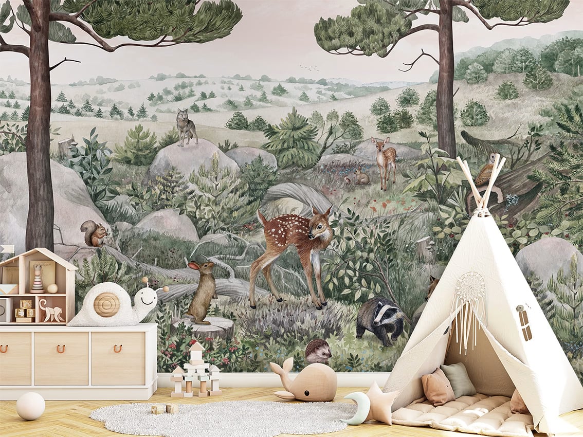 Happy Hills styled in a room
