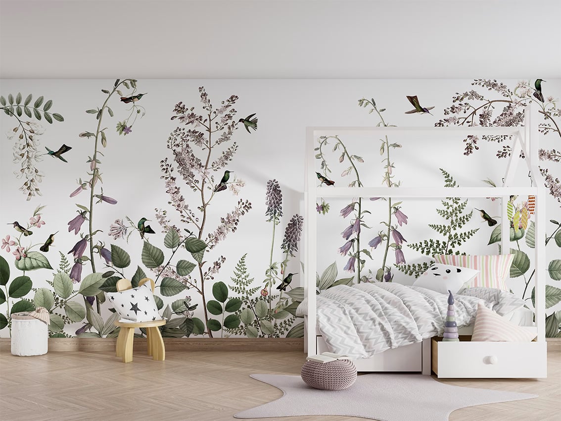 Hummingbird Hedge styled in a room